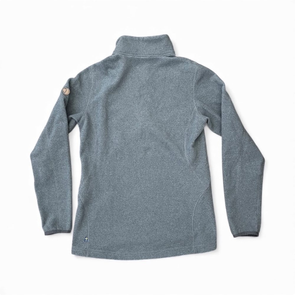 Fjällräven Ovik Fleece 1/2 Button Up Grey Women's Sweater Size M - Picture 2 of 10